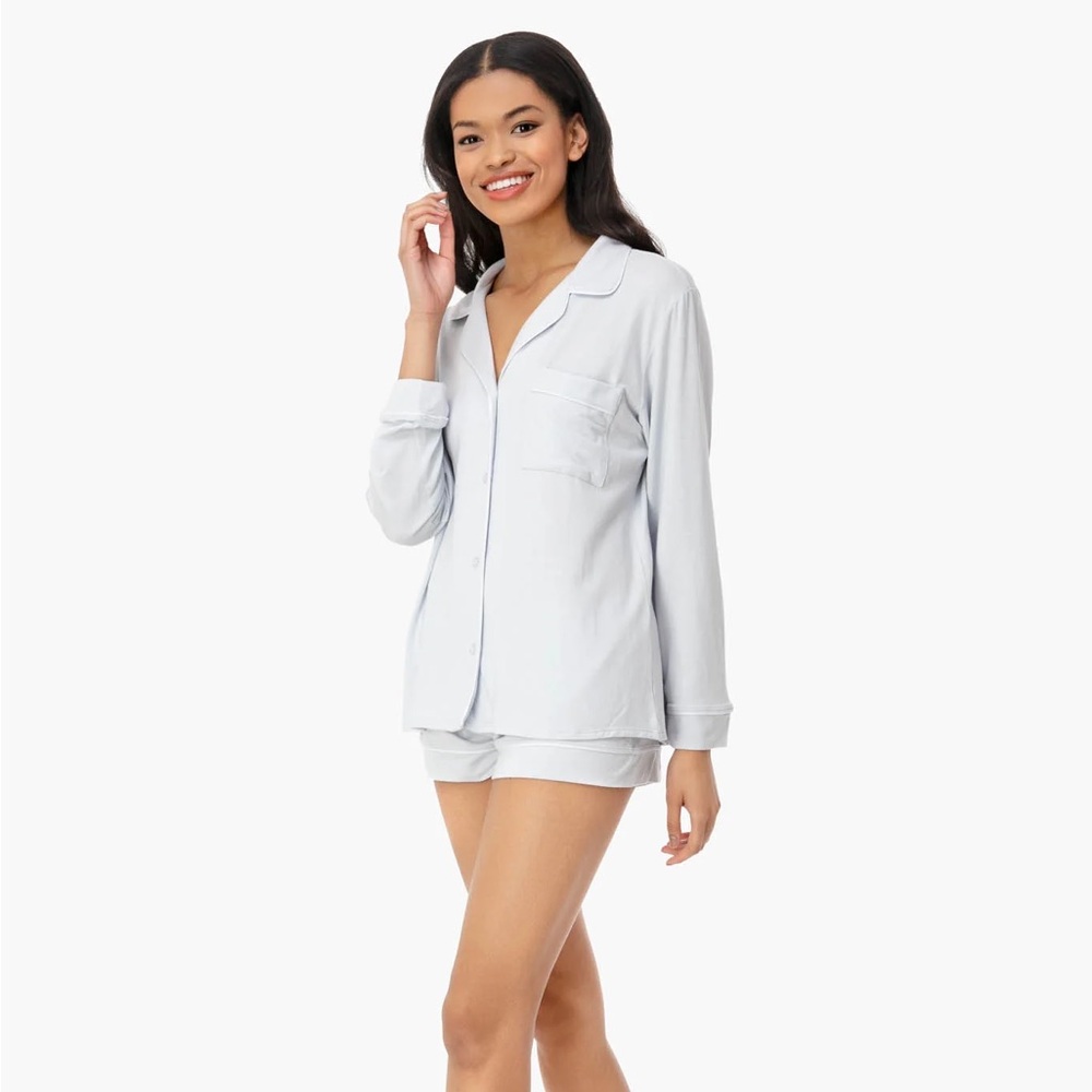 NWT Eberjey Gisele long sleeve top and shorts PJs